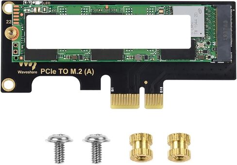 PCIe to M.2 Adapter Card with PCI-EX1/X4/X8/X16 Card Slot for Raspberry Pi RPI Compute Module 4 Parts in Kuwait