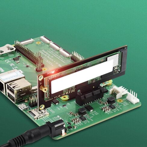 PCIe to M.2 Adapter Card with PCI-EX1/X4/X8/X16 Card Slot for Raspberry Pi RPI Compute Module 4 Parts in Kuwait