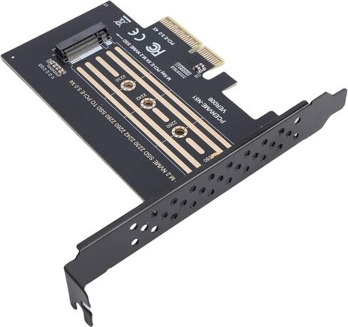 بطاقة محول Diyeeni PCIe 4X إلى M.2 PCIe X4 إلى M.2 NVMe بطاقة توسيع بسرعة 128 جيجابت في الثانية لـ 2280 2260 2242 2230 SSD مع دعم WIINS10 in Kuwait