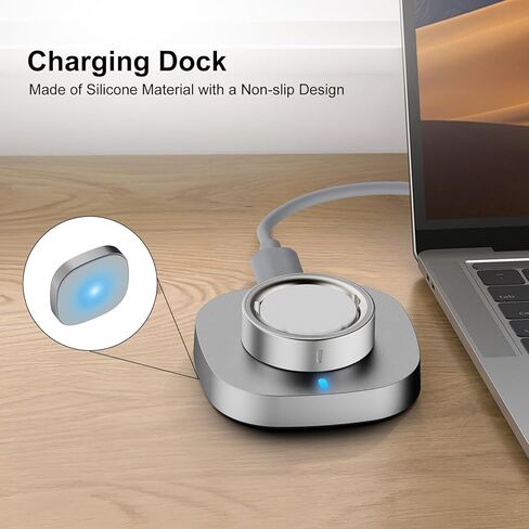 Charger Compatible with Aura-Ring Gen 4, Charging Dock with USB-C Cable for Aura-Ring 4, Size 9 in Saudi Arabia