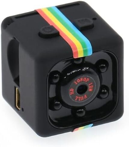 Action Camera, SQ11 Mini Camera 1080P HD Portable DV Infrared Night Vision Outdoor Sport Camcorder for Home and Travel Recording, HD Camera(Black) in Saudi Arabia