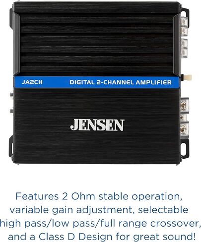JENSEN Car Stereo with 2-Channel Amplifier Bundle in Kuwait