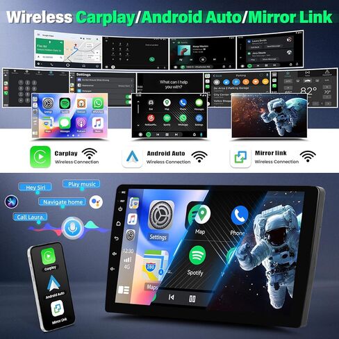 7 inch Touchscreen Car Radio Compatible for Ford Explorer 2006-2010, Android 13 Double Din Car Radio with Carplay & Android Auto in-Dash Navigation BT Mirror Link WiFi Backup Camera 2+32G in Kuwait