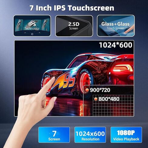 7 inch Touchscreen Car Radio Compatible for Ford Explorer 2006-2010, Android 13 Double Din Car Radio with Carplay & Android Auto in-Dash Navigation BT Mirror Link WiFi Backup Camera 2+32G in Kuwait