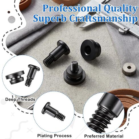 12 Pcs Hard Drive Mounting Screws, Shock Absorption Rubber Washer Kit, Anti Vibration Screws for 3.5 Inch HDD SSD, Computer PC Hard Disk Drive Mounting Accessories for Desktop PC Chassis Set (Black) in Kuwait