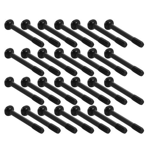 Veemoon 200pcs Black Self Tapping Computer Screws for PC Cooling Fan and Radiator Mount, Long Metal Screws for Desktop Case Water Cooling Installation in Kuwait