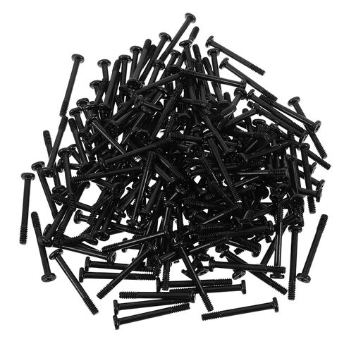 OUNONA 200pcs Black Self Tapping Computer Fan Screws for PC Cooling Radiator Water Cooling Fan Mount, Electronics Small Fixing Screws for Desktop Computer Case in Kuwait
