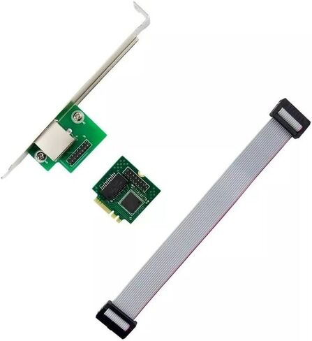 مفتاح M.2 A E إلى بطاقة الشبكة RJ45 Gigabit Ethernet NIC Lan Card Intel I210 Chip2O in Kuwait