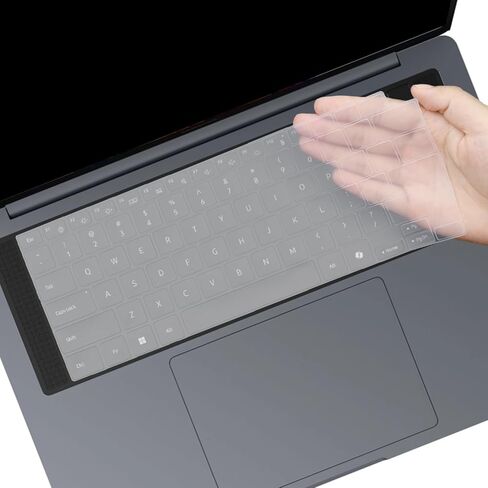 غطاء لوحة المفاتيح لجهاز 2026 Samsung Galaxy book6 14 بوصة وSamsung Galaxy Book6 Ultra 16/Book6 Pro 16 بوصة واقي لوحة المفاتيح بتصميم أمريكي (ليس لسلسلة 2025-2023 Book 5/4/3/2) - شفاف in Kuwait