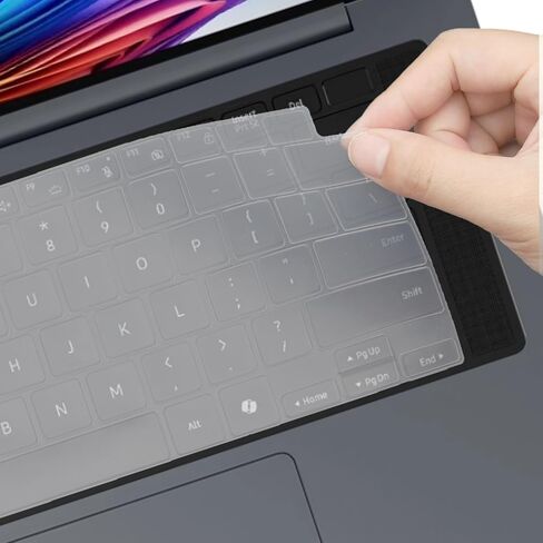 غطاء لوحة المفاتيح لجهاز 2026 Samsung Galaxy book6 14 بوصة وSamsung Galaxy Book6 Ultra 16/Book6 Pro 16 بوصة واقي لوحة المفاتيح بتصميم أمريكي (ليس لسلسلة 2025-2023 Book 5/4/3/2) - شفاف in Kuwait