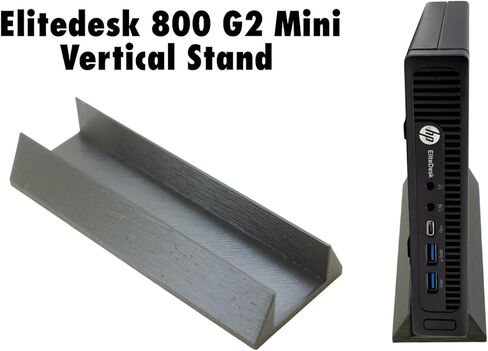 Desk Vertical Stand Holder for HP EliteDesk 400 G2 G3 G4 G5 G6 G8 600 G2 G3 G4 G5 G6 G8 DM EliteDesk 800 705 G2 G3 G4 G5 G6 G8 Mini PC Base Desktop in Kuwait