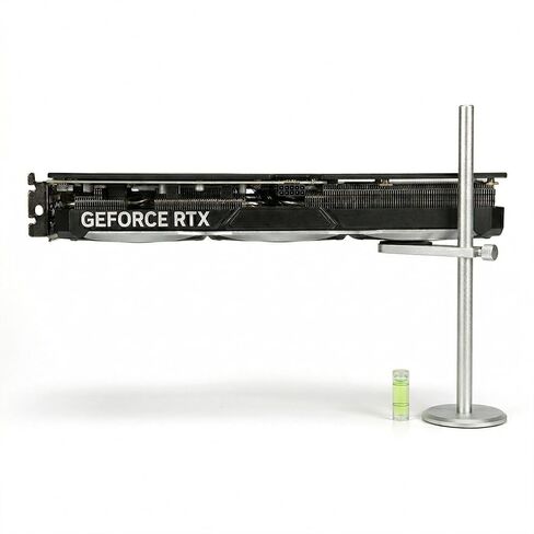 GPU Support Bracket, Universal Graphics Card Sag Support Stand (Up to 7.3"), Aluminum Alloy Video Card Holder with Magnetic Base, Rubber Pad & Leveling Tool for ATX/E-ATX/M-ATX in Kuwait