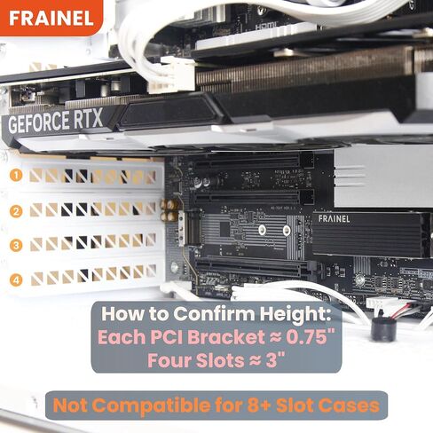 GPU Support Bracket, Universal Graphics Card Sag Support Stand (Up to 7.3"), Aluminum Alloy Video Card Holder with Magnetic Base, Rubber Pad & Leveling Tool for ATX/E-ATX/M-ATX in Kuwait
