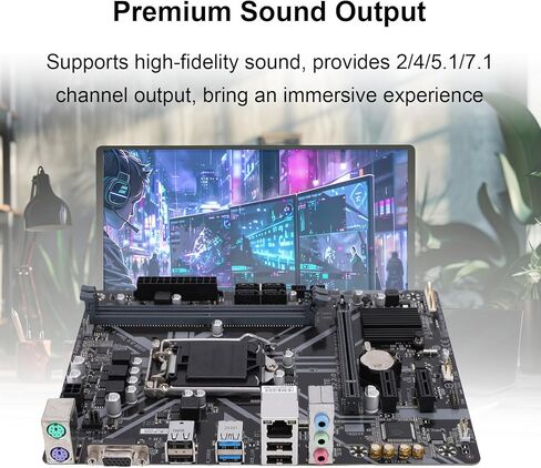 لوحة أم للكمبيوتر Fabater H310M S2 2.0، مقبس LGA1151 للجيل التاسع والثامن Core i9 i7 i5 i3، 2 DDR4 DIMM، 32 جيجابايت 2666 ميجاهرتز، PCI E 3.0، USB 3.1 in Kuwait