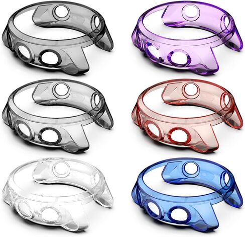 5pack Case Compatible with Garmin Fenix 6S / Fenix 6S pro Soft Transparent TPU All Around Protective Shell Anti-Scratch Shockproof Protective Bumper Cover Case for Fenix 6S / Fenix 6S Pro (5pack) in Kuwait