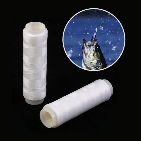 Polyester Bait Elastic Thread Spool – Invisible Fishing Line for Bait Lure, Professional Sea Fishing Tackle Accessories in Kuwait