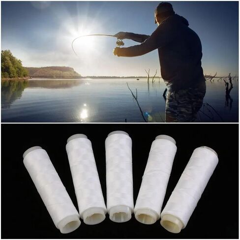 Polyester Bait Elastic Thread Spool – Invisible Fishing Line for Bait Lure, Professional Sea Fishing Tackle Accessories in Kuwait