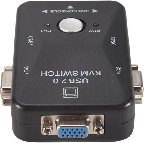 USB Kvm Switch Switcher 2 Port Vga Svga Switch Box USB 2.0 Mouse Keyboard 1920X1440 Switch Box in Kuwait