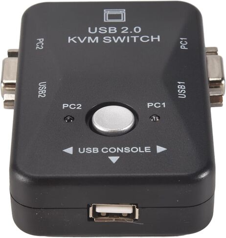 USB Kvm Switch Switcher 2 Port Vga Svga Switch Box USB 2.0 Mouse Keyboard 1920X1440 Switch Box in Kuwait