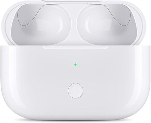 حافظة شحن لاسلكية متوافقة مع AirPods Pro: حافظة شاحن بديلة مع اقتران بلوتوث، سماعات الأذن غير متضمنة (أبيض، علبة شحن AirPods Pro 1.2 USB-C) in Kuwait