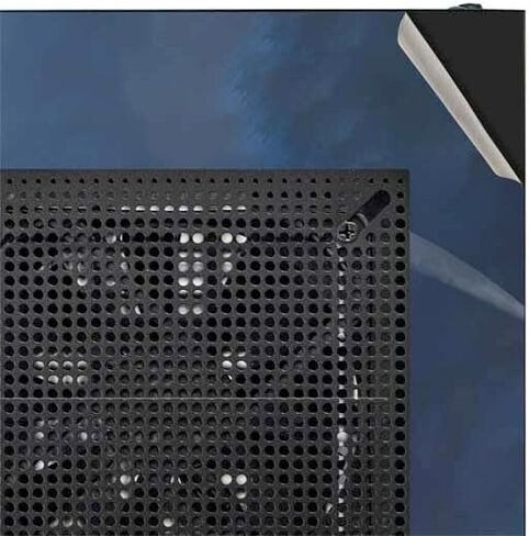 Skinit Decal Gaming Skin Compatible with NZXT H510 Compact ATX Mid-Tower Case - Nene Thomas Fairy with Black Cat Sitting on Moon by Nene Thomas Design in Kuwait