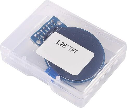 AITRIP 3PCS 1.28 Inch TFT LCD Round Display Screen Module RGB 240 * 240 GC9A01 Driver 4 Wire SPI with 60pcs Multicolored Dupont Wire for Arduino in Kuwait