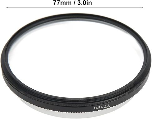 77mm Kaleidoscope Prism Filter, Double-Sided Optical Glass Camera Lens Filter with Protective Case for Photography Videography in Kuwait
