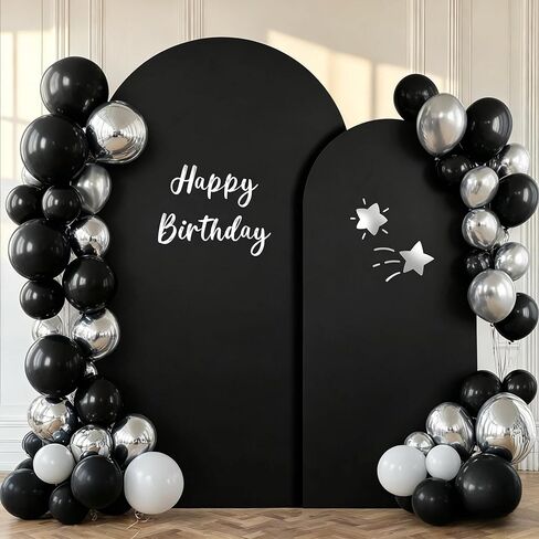 2 Set-7.2FT, 6FT Burgundy Arch Backdrop Cover,Spandex Fitted Wedding Arch Stand Covers Round Top Chiara Arch Backdrop Stands Cover for Birthday Party Banquet Photo Background Decoration in Saudi Arabia