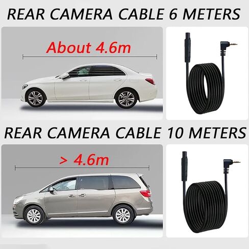 10'' Mirror Dash Cam for Volkswagen Taos (AWD) 2022 2023 2024, 1080P Front＋Rear View Mirror Camera with Touchscreen, View Night Vision, Wide Angle, Loop Recording, 64GB Included in Kuwait