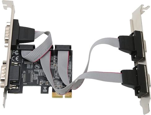 بطاقة توسيع PCIe X1 إلى 4 مهايئ منافذ تسلسلية RS232 مع مجموعة شرائح AX99100 لأنظمة Android in Kuwait