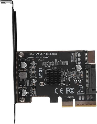 بطاقة توسيع USB 3.2 عامة، واجهة أمامية من النوع C، توصيل وتشغيل مريح للتوافق الواسع مع فتحات PCIE in Kuwait