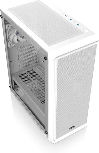 RAIJINTEK Arcadia 41 White Mid Tower PC Case, Sleek Modern Design with Tempered Glass, 120mm Rear Fan, High Airflow for Clean & Quiet Gaming Builds, ATX Support in Kuwait
