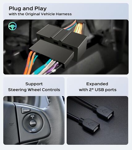 9 Inch Car Radio Stereo for Honda CRV 2012-2016 Wireless CarPlay Android Auto 5G WiFi GPS Navigation Touch Screen Bluetooth FM AM HD Backup Camera in Saudi Arabia