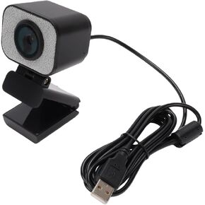 4K Webcam, 8MP Wide Angle Lens with Noise Reduction Microphone and Low Light Compensation, for Desktop Laptop Tablet Video Calls Gaming Streaming in Kuwait