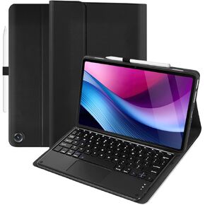 حافظة لوحة مفاتيح تعمل باللمس لجهاز Amazon fire Max 11 مقاس 11.0 بوصة 2023 (الجيل الثالث عشر)، لوحة مفاتيح قابلة للفصل وقابلة لإعادة الشحن مع حامل قلم وكابل USB-C لغطاء الكمبيوتر اللوحي (أسود) in Kuwait