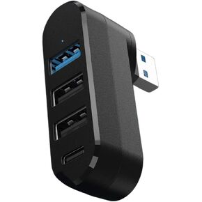 USB Splitter 180° Rotatable USB3.0 Port Expander Mltiport USB to USB Adapter Portable Hubs for Laptop Tablet PC in Kuwait