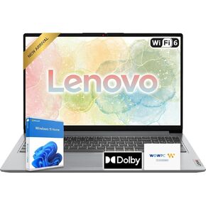Lenovo Ideapad 15.6" Laptop | AMD Processor | Copilot & Windows 11 | 4GB DDR5 RAM | 128GB PCIe SSD | Full-size Keyboard | Wi-Fi 6 | HDMI | Privacy Webcam | Dolby Audio | Multitasking Laptop for School in Kuwait