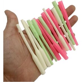 60pcs Fishing Luminous Tube Anti-Entanglement Luminous Tube Anti-bite Wire Set Protective Sleeve Silicone casing in Kuwait