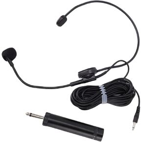 Sorandy Headset Microphone, 3.5mm Jack HiFi Sound Mic, 360 Adjustable Boom Microphone with Flexible Design, Ideal for Voice Amplifier, Teacher, Presenter, Singing & Speech in Kuwait