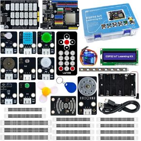 مجموعة تعلم LAFVIN ESP32 IoT مع ESP32 DevKit، وحدة RFID، شاشة LCD1602، برامج تعليمية مفصلة، ​​متوافقة مع Arduino IDE in Kuwait