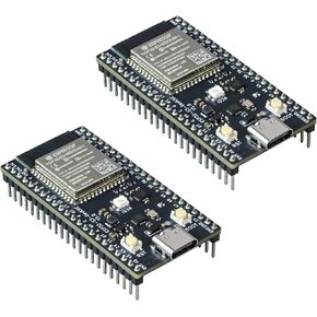 2 قطعة ESP32 S3 Dev Board (N16R8)، ESP32-S3-WROOM-1 الرسمي، برنامج وتصحيح منفذ USB-C فردي، فلاش 16 ميجابايت وذاكرة PSRAM 8 ميجابايت، لوحة تطوير وحدة التحكم الدقيقة اللاسلكية لـ Iot AI in Kuwait