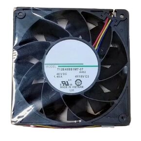 T12E48BS1M7-07 تيار مستمر 48 فولت T12E48BS1M707 1.45A 120x120x38 مللي متر 4-مروحة تبريد أسلاك in Kuwait
