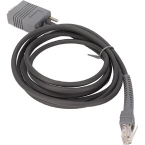 RS232 Serial Cable, PVC RJ45 Barcode Scanner Cable for Symbol LS1203 LS2208 LS4208, with 2m Length and Plug Play Design in Kuwait