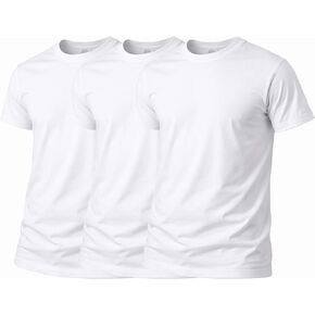 Fruit of the Loom Men's Eversoft Cotton Stay Tucked Crew T-Shirt, Regular Fit, Assorted Colors, Large, Pack of 6 in Kuwait