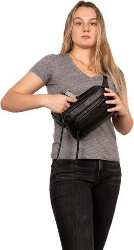 Laney Buffalo Leather Pack Pack Organizer by Lady Well with Stabling zippers (Cognac) in Saudi Arabia