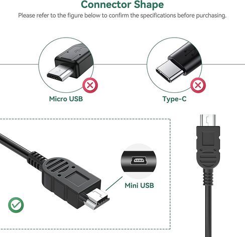 كابل سلك طاقة USB بطول 5 أقدام متوافق مع كاميرا الفيديو سوني DCR-SR45 DCR-SR47 DCR-SR50E DCR-SR52E in Kuwait