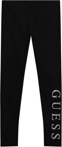 GUESS Girls' Vertical Logo Organic Stretch Jersey Leggings in Saudi Arabia