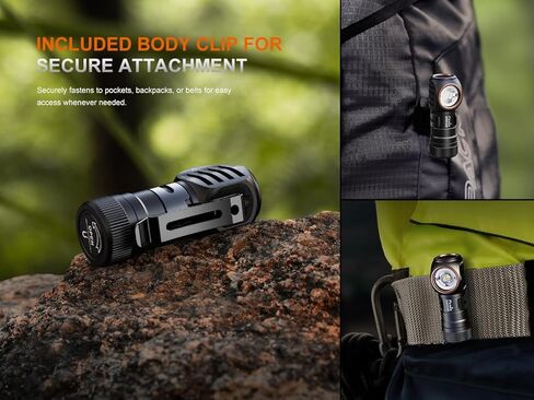 Fenix HM53R Rechargeable Headlamp, 1200 Lumen LED Headlamp with Red Light, Magnetic Tailcap, Detachable Flashlight, USB-C Rechargeable, Lightweight Outdoor Work and Lumentac Organizer in Kuwait