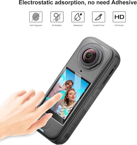 Screen Protector for Insta360 X4 Air HD Screen Tempered Glass Film (Transparent) (Transparent) in Kuwait