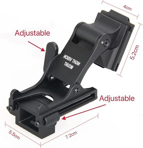 PVS 14 NVG Mount Night Vision Goggles Metal Helmet Mount Rhino Mount Compatible with All Models of PVS 14 in Kuwait
